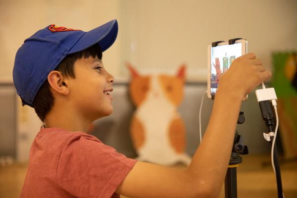 StadtLabor: ZOOM Trickfilmwerkstatt (Erbsenfabrik im brick-5, 17.7.2019) https://esel.cc/StadtLabor_Zoom-Trickfilmstudio | Foto: eSeL Foto: eSeL.at - Lorenz Seidler