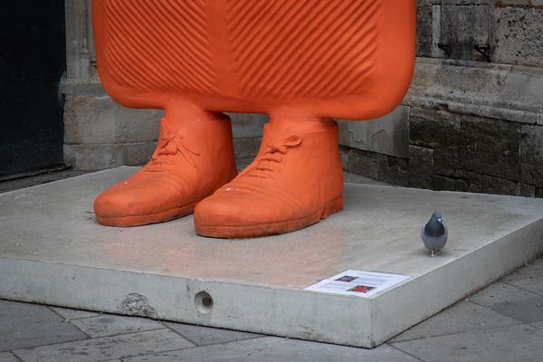 Stephansdom: Billi Thanner - Himmelsleiter  (4.4. - 31.5.2021) https://www.dompfarre.info/Pfarrgruppen/Kulturelle_Gruppen/Kunst_im_Dom/Himmelsleiter.html | Foto: eSeL Foto: eSeL.at - Lorenz Seidler