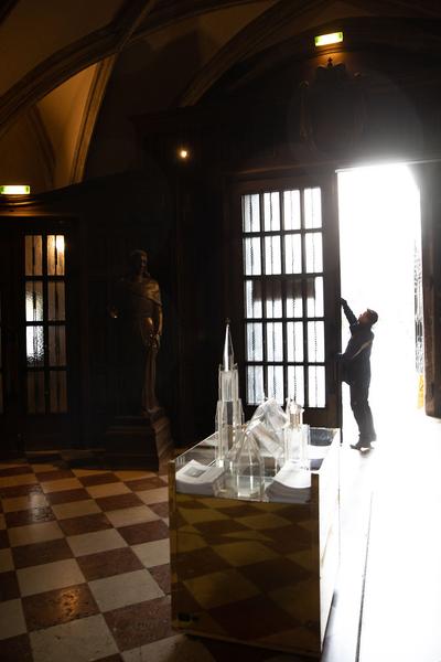 Stephansdom: Billi Thanner - Himmelsleiter  (4.4. - 31.5.2021) https://www.dompfarre.info/Pfarrgruppen/Kulturelle_Gruppen/Kunst_im_Dom/Himmelsleiter.html | Foto: eSeL Foto: eSeL.at - Lorenz Seidler