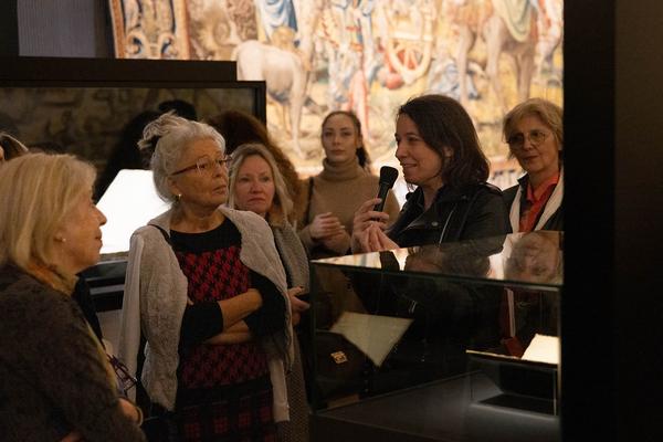VIENNA ART WEEK / Kunsthistorisches Museum Wien: Führung Sonderausstellung "Raffael Gold & Seide" (14.11.2023) Foto: eSeL.at - Lorenz Seidler Foto: eSeL Lorenz Seidler