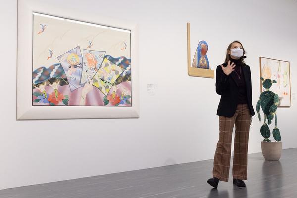 Vienna Art Week: Führung: Avantgarde und Gegenwart. Die Sammlung Belvedere von Lassnig bis Knebl (Belvedere21, 16.1.2021) Foto: eSeL.at - Lorenz Seidler Foto: eSeL Lorenz Seidler