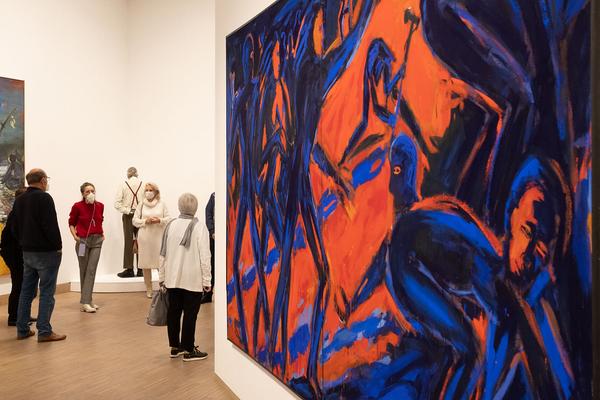 Vienna Art Week / Albertina Modern: The 80s - Ausstellungsrundgang mit Kuratorin Angela Stief (17.11.2021) Foto: eSeL.at - Lorenz Seidler Foto: eSeL Lorenz Seidler
