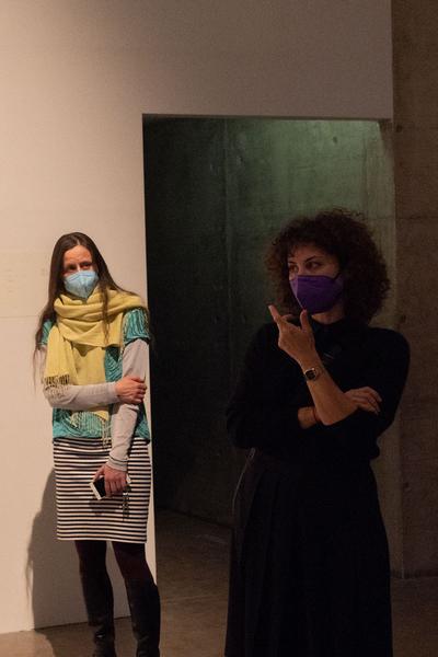 Vienna Art Week / Kunsthalle Wien: Ana Hoffner ex-Prvulovic* & Belinda Kazeem-Kamiński - Kuratorinnenführung Anne Faucheret (17.11.2021) Foto: eSeL.at - Lorenz Seidler Foto: eSeL Lorenz Seidler