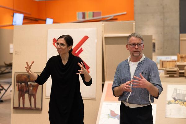 Kunsthalle Wien: VIENNA ART WEEK für Alle: ÖGS Führung "No Feeling Is Final" (14.11.2023) Foto: eSeL.at - Lorenz Seidler Foto: eSeL Lorenz Seidler