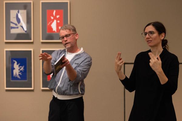 Kunsthalle Wien: VIENNA ART WEEK für Alle: ÖGS Führung "No Feeling Is Final" (14.11.2023) Foto: eSeL.at - Lorenz Seidler Foto: eSeL Lorenz Seidler
