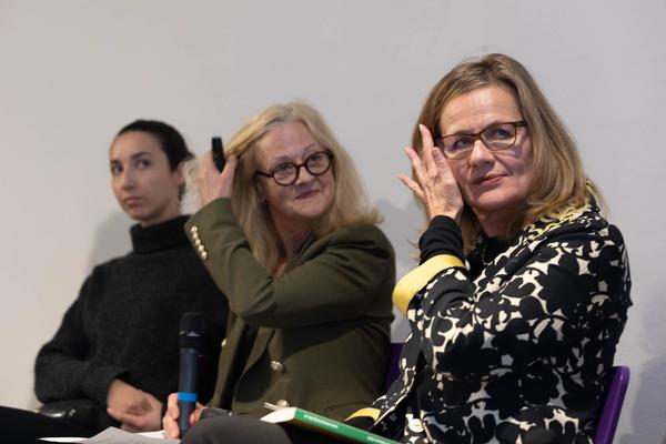 VIENNA ART WEEK für Alle: „Wie/Wann können Kunst und Kultur inklusiver werden?" Panel (MQ Raum D, 13.11.2023) Foto: eSeL.at - Lorenz Seidler Foto: eSeL Lorenz Seidler