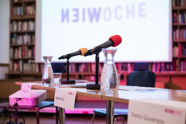 WIENWOCHE 2022: Pressekonferenz (Depot, 7.9.2022) Fotos: eSeL.at - Joanna Pianka Foto: Joanna Pianka
