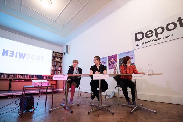 WIENWOCHE 2022: Pressekonferenz (Depot, 7.9.2022) Fotos: eSeL.at - Joanna Pianka Foto: Joanna Pianka