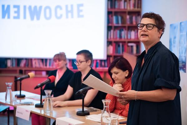 WIENWOCHE 2022: Pressekonferenz (Depot, 7.9.2022) Fotos: eSeL.at - Joanna Pianka Foto: Joanna Pianka