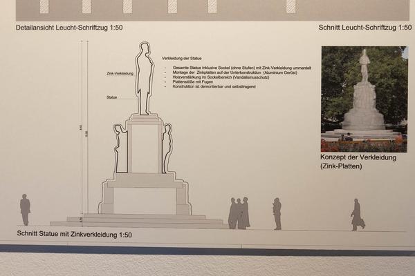 Wiener Planungswerkstatt: Schieflage (Karl Lueger 3,5°) und anderer Entwürfe zur künstlerischen Kontextualisierung des Lueger-Denkmals (19.6. - 23.6.2023) Foto: eSeL.at - Lorenz Seidler Foto: eSeL Lorenz Seidler