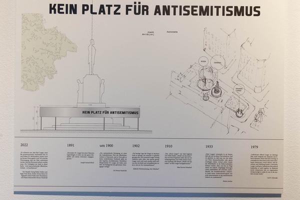 Wiener Planungswerkstatt: Schieflage (Karl Lueger 3,5°) und anderer Entwürfe zur künstlerischen Kontextualisierung des Lueger-Denkmals (19.6. - 23.6.2023) Foto: eSeL.at - Lorenz Seidler Foto: eSeL Lorenz Seidler