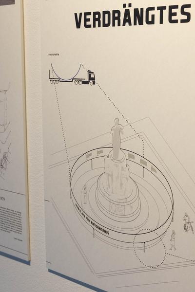 Wiener Planungswerkstatt: Schieflage (Karl Lueger 3,5°) und anderer Entwürfe zur künstlerischen Kontextualisierung des Lueger-Denkmals (19.6. - 23.6.2023) Foto: eSeL.at - Lorenz Seidler Foto: eSeL Lorenz Seidler