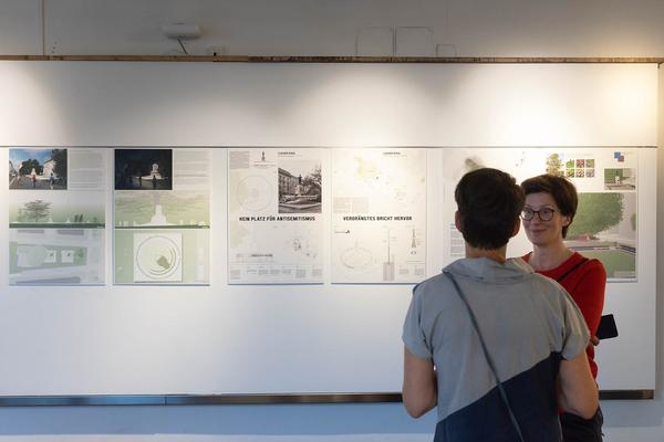 Wiener Planungswerkstatt: Schieflage (Karl Lueger 3,5°) und anderer Entwürfe zur künstlerischen Kontextualisierung des Lueger-Denkmals (19.6. - 23.6.2023) Foto: eSeL.at - Lorenz Seidler Foto: eSeL Lorenz Seidler