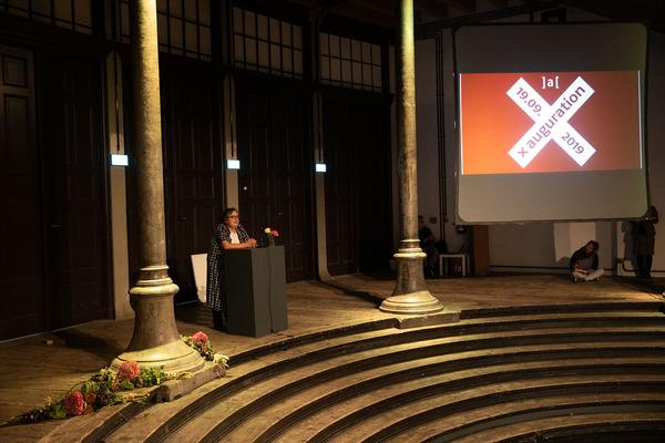 X Auguration Rektorat Akademie der Bildenden Künste Wien (Eva Blimlinger, Andrea Braidt, Karin Riegler) (Semperdepot, 19.9.2019) https://www.akbild.ac.at | Foto: eSeL Foto: eSeL.at - Lorenz Seidler