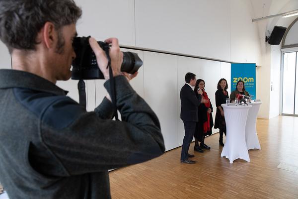 Zoom Kindermuseum: Antritts-Pressekonferenz Direktorin Andrea Zsutty (2.12.2019) https://www.kindermuseum.at |  Foto: eSeL Foto: eSeL.at - Lorenz Seidler