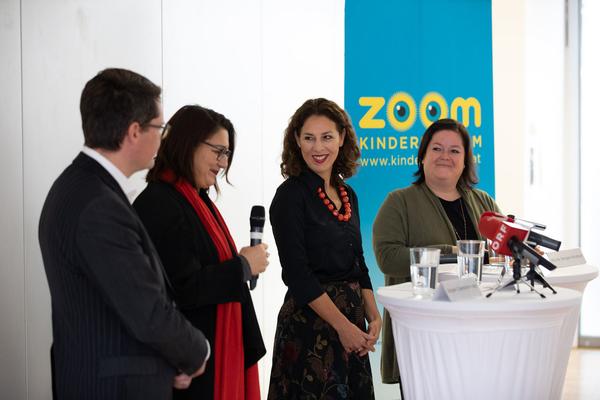 Zoom Kindermuseum: Antritts-Pressekonferenz Direktorin Andrea Zsutty (2.12.2019) https://www.kindermuseum.at |  Foto: eSeL Foto: eSeL.at - Lorenz Seidler