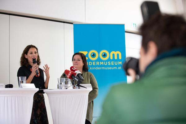 Zoom Kindermuseum: Antritts-Pressekonferenz Direktorin Andrea Zsutty (2.12.2019) https://www.kindermuseum.at |  Foto: eSeL Foto: eSeL.at - Lorenz Seidler