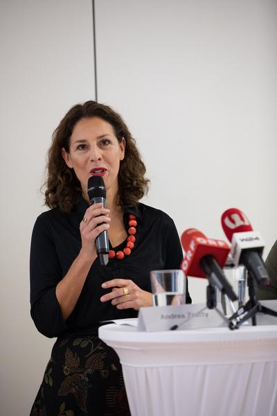 Zoom Kindermuseum: Antritts-Pressekonferenz Direktorin Andrea Zsutty (2.12.2019) https://www.kindermuseum.at |  Foto: eSeL Foto: eSeL.at - Lorenz Seidler
