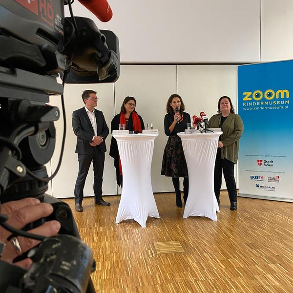 Zoom Kindermuseum: Antritts-Pressekonferenz Direktorin Andrea Zsutty (2.12.2019) https://www.kindermuseum.at |  Foto: eSeL Foto: eSeL.at - Lorenz Seidler