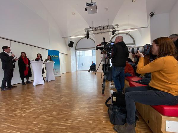 Zoom Kindermuseum: Antritts-Pressekonferenz Direktorin Andrea Zsutty (2.12.2019) https://www.kindermuseum.at |  Foto: eSeL Foto: eSeL.at - Lorenz Seidler