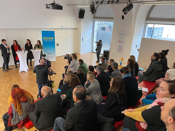 Zoom Kindermuseum: Antritts-Pressekonferenz Direktorin Andrea Zsutty (2.12.2019) https://www.kindermuseum.at |  Foto: eSeL Foto: eSeL.at - Lorenz Seidler