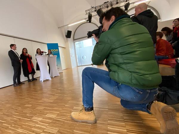 Zoom Kindermuseum: Antritts-Pressekonferenz Direktorin Andrea Zsutty (2.12.2019) https://www.kindermuseum.at |  Foto: eSeL Foto: eSeL.at - Lorenz Seidler