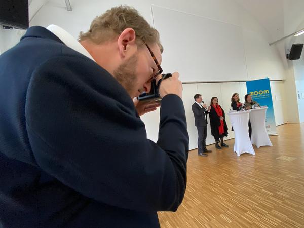 Zoom Kindermuseum: Antritts-Pressekonferenz Direktorin Andrea Zsutty (2.12.2019) https://www.kindermuseum.at |  Foto: eSeL Foto: eSeL.at - Lorenz Seidler