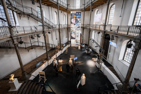 Alexander Kluge: Nachts träumen die Kulissen von ungesehenen Bildern (Akademie der bildenden Künste Wien - Prospekthof, 05.02. - 24.02.2026) Foto: eSeL.at - Joanna Pianka