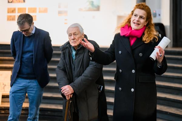 Alexander Kluge: Nachts träumen die Kulissen von ungesehenen Bildern (Akademie der bildenden Künste Wien - Prospekthof, 05.02. - 24.02.2026) Foto: eSeL.at - Joanna Pianka
