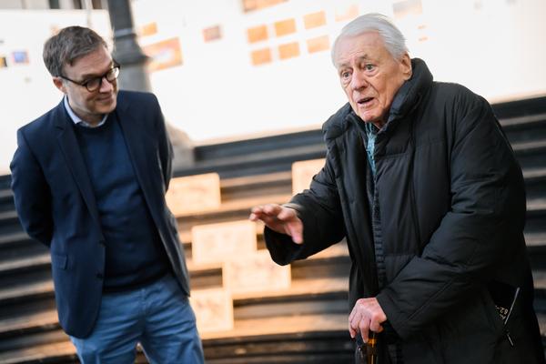 Alexander Kluge: Nachts träumen die Kulissen von ungesehenen Bildern (Akademie der bildenden Künste Wien - Prospekthof, 05.02. - 24.02.2026) Foto: eSeL.at - Joanna Pianka