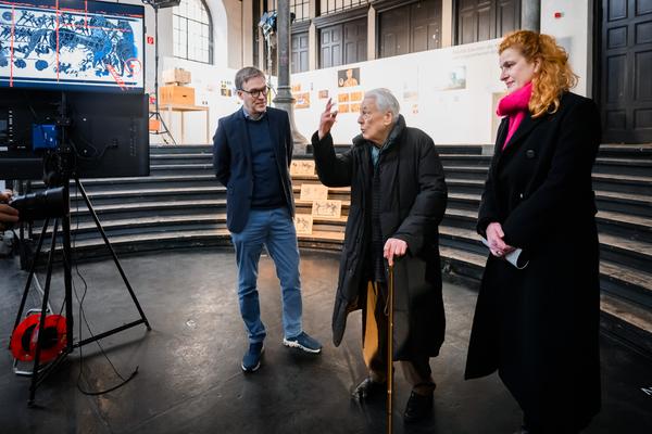 Alexander Kluge: Nachts träumen die Kulissen von ungesehenen Bildern (Akademie der bildenden Künste Wien - Prospekthof, 05.02. - 24.02.2026) Foto: eSeL.at - Joanna Pianka