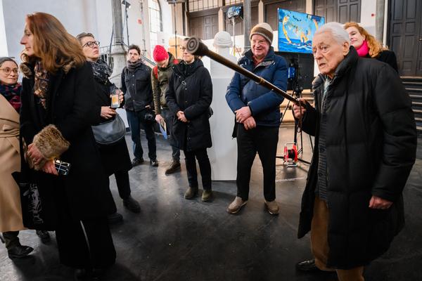 Alexander Kluge: Nachts träumen die Kulissen von ungesehenen Bildern (Akademie der bildenden Künste Wien - Prospekthof, 05.02. - 24.02.2026) Foto: eSeL.at - Joanna Pianka