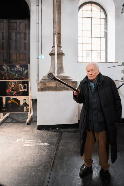 Alexander Kluge: Nachts träumen die Kulissen von ungesehenen Bildern (Akademie der bildenden Künste Wien - Prospekthof, 05.02. - 24.02.2026) Foto: eSeL.at - Joanna Pianka