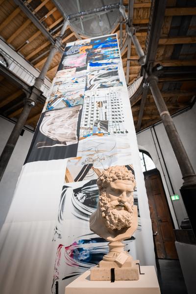 Alexander Kluge: Nachts träumen die Kulissen von ungesehenen Bildern (Akademie der bildenden Künste Wien - Prospekthof, 05.02. - 24.02.2026) Foto: eSeL.at - Joanna Pianka