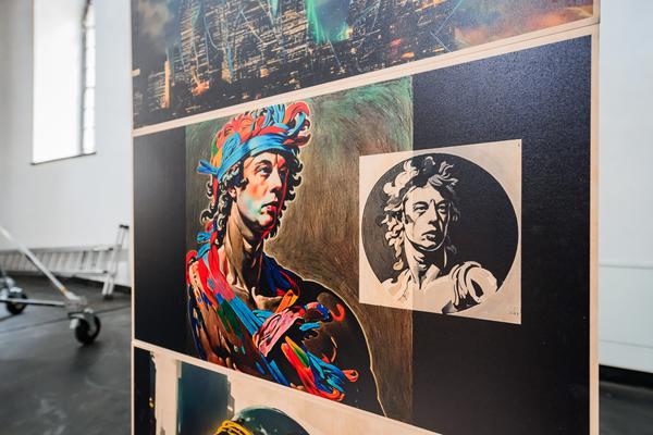 Alexander Kluge: Nachts träumen die Kulissen von ungesehenen Bildern (Akademie der bildenden Künste Wien - Prospekthof, 05.02. - 24.02.2026) Foto: eSeL.at - Joanna Pianka