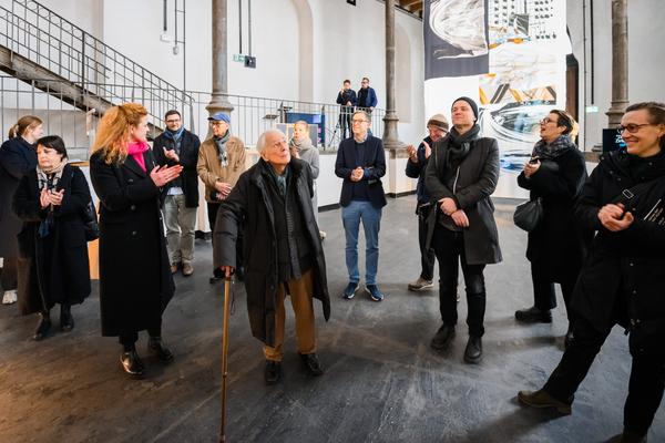 Alexander Kluge: Nachts träumen die Kulissen von ungesehenen Bildern (Akademie der bildenden Künste Wien - Prospekthof, 05.02. - 24.02.2026) Foto: eSeL.at - Joanna Pianka