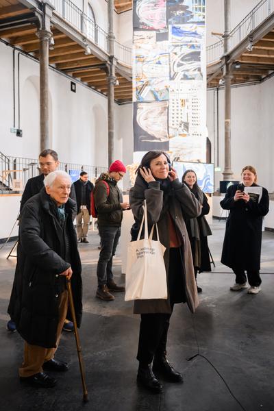 Alexander Kluge: Nachts träumen die Kulissen von ungesehenen Bildern (Akademie der bildenden Künste Wien - Prospekthof, 05.02. - 24.02.2026) Foto: eSeL.at - Joanna Pianka