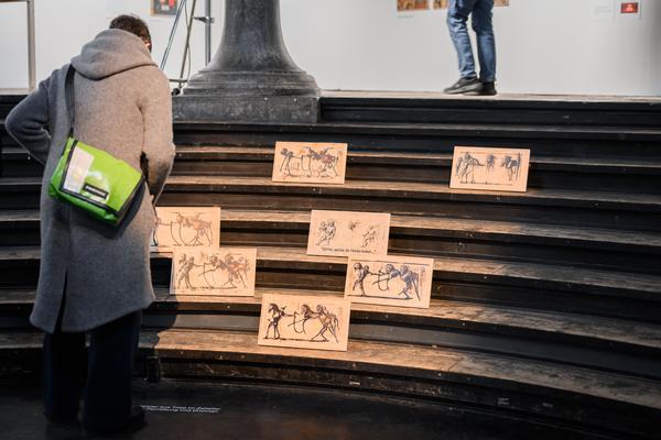 Alexander Kluge: Nachts träumen die Kulissen von ungesehenen Bildern (Akademie der bildenden Künste Wien - Prospekthof, 05.02. - 24.02.2026) Foto: eSeL.at - Joanna Pianka