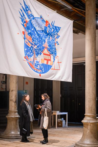 Alexander Kluge: Nachts träumen die Kulissen von ungesehenen Bildern (Akademie der bildenden Künste Wien - Prospekthof, 05.02. - 24.02.2026) Foto: eSeL.at - Joanna Pianka