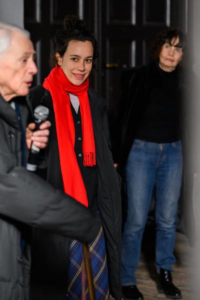 Alexander Kluge: Nachts träumen die Kulissen von ungesehenen Bildern - Eröffnung (Akademie der bildenden Künste Wien - Prospekthof, 05.02.2026) Foto: eSeL.at - Joanna Pianka