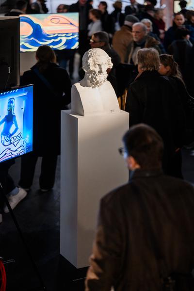 Alexander Kluge: Nachts träumen die Kulissen von ungesehenen Bildern - Eröffnung (Akademie der bildenden Künste Wien - Prospekthof, 05.02.2026) Foto: eSeL.at - Joanna Pianka