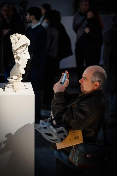 Alexander Kluge: Nachts träumen die Kulissen von ungesehenen Bildern - Eröffnung (Akademie der bildenden Künste Wien - Prospekthof, 05.02.2026) Foto: eSeL.at - Joanna Pianka