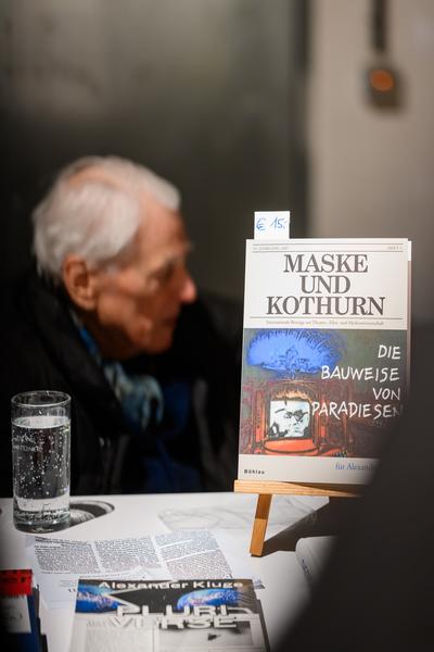 Alexander Kluge: Nachts träumen die Kulissen von ungesehenen Bildern - Eröffnung (Akademie der bildenden Künste Wien - Prospekthof, 05.02.2026) Foto: eSeL.at - Joanna Pianka