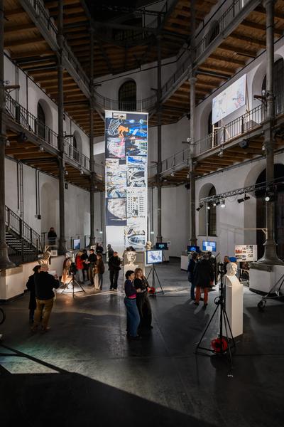 Alexander Kluge: Nachts träumen die Kulissen von ungesehenen Bildern - Eröffnung (Akademie der bildenden Künste Wien - Prospekthof, 05.02.2026) Foto: eSeL.at - Joanna Pianka