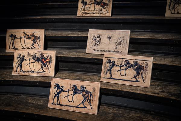 Alexander Kluge: Nachts träumen die Kulissen von ungesehenen Bildern - Eröffnung (Akademie der bildenden Künste Wien - Prospekthof, 05.02.2026) Foto: eSeL.at - Joanna Pianka