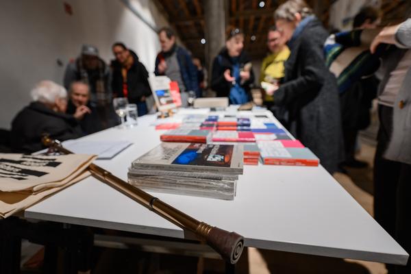 Alexander Kluge: Nachts träumen die Kulissen von ungesehenen Bildern - Eröffnung (Akademie der bildenden Künste Wien - Prospekthof, 05.02.2026) Foto: eSeL.at - Joanna Pianka