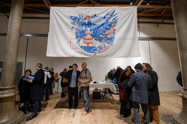 Alexander Kluge: Nachts träumen die Kulissen von ungesehenen Bildern - Eröffnung (Akademie der bildenden Künste Wien - Prospekthof, 05.02.2026) Foto: eSeL.at - Joanna Pianka