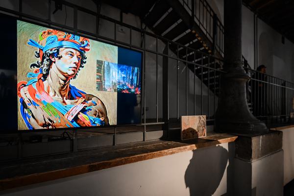 Alexander Kluge: Nachts träumen die Kulissen von ungesehenen Bildern - Eröffnung (Akademie der bildenden Künste Wien - Prospekthof, 05.02.2026) Foto: eSeL.at - Joanna Pianka