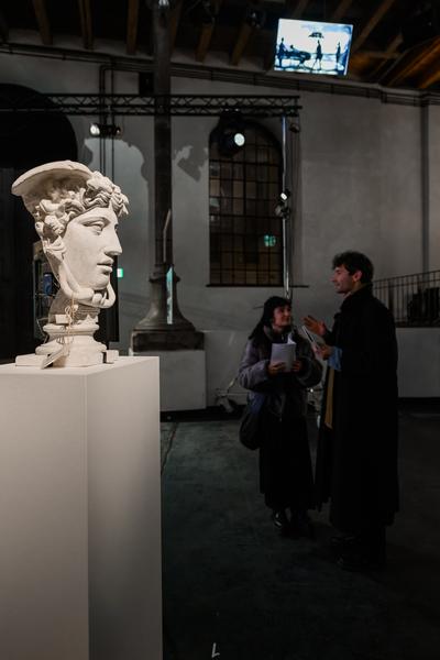 Alexander Kluge: Nachts träumen die Kulissen von ungesehenen Bildern - Eröffnung (Akademie der bildenden Künste Wien - Prospekthof, 05.02.2026) Foto: eSeL.at - Joanna Pianka