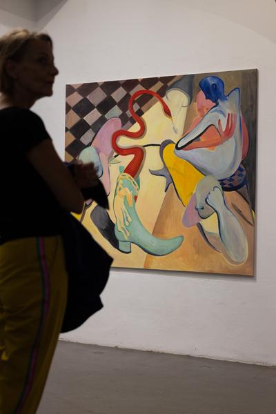 Alina Sokolova &quot;Ambivalent Feeling of Staying Alive&quot;. Erste Bank Art Award 2025 (DAS WEISSE HAUS, 9.9.2025) Foto: eSeL.at - Lorenz Seidler